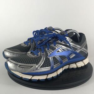 Brooks GTS 17 Silver/Blue Running Shoes 1102411B017 Men’s Size 11 B Narrow